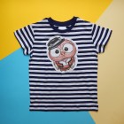 Detské pásikavé tričko - OčiPuči Detvan